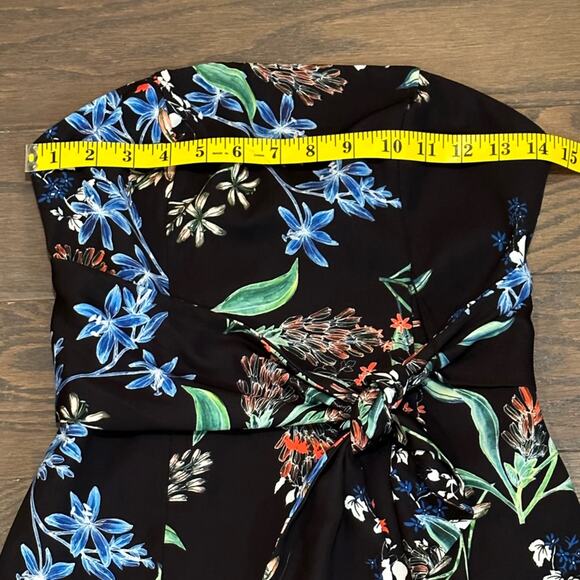 Stylestalker Avalon Black Floral Print Strapless Top Size XS NEW - Picture 5 of 8